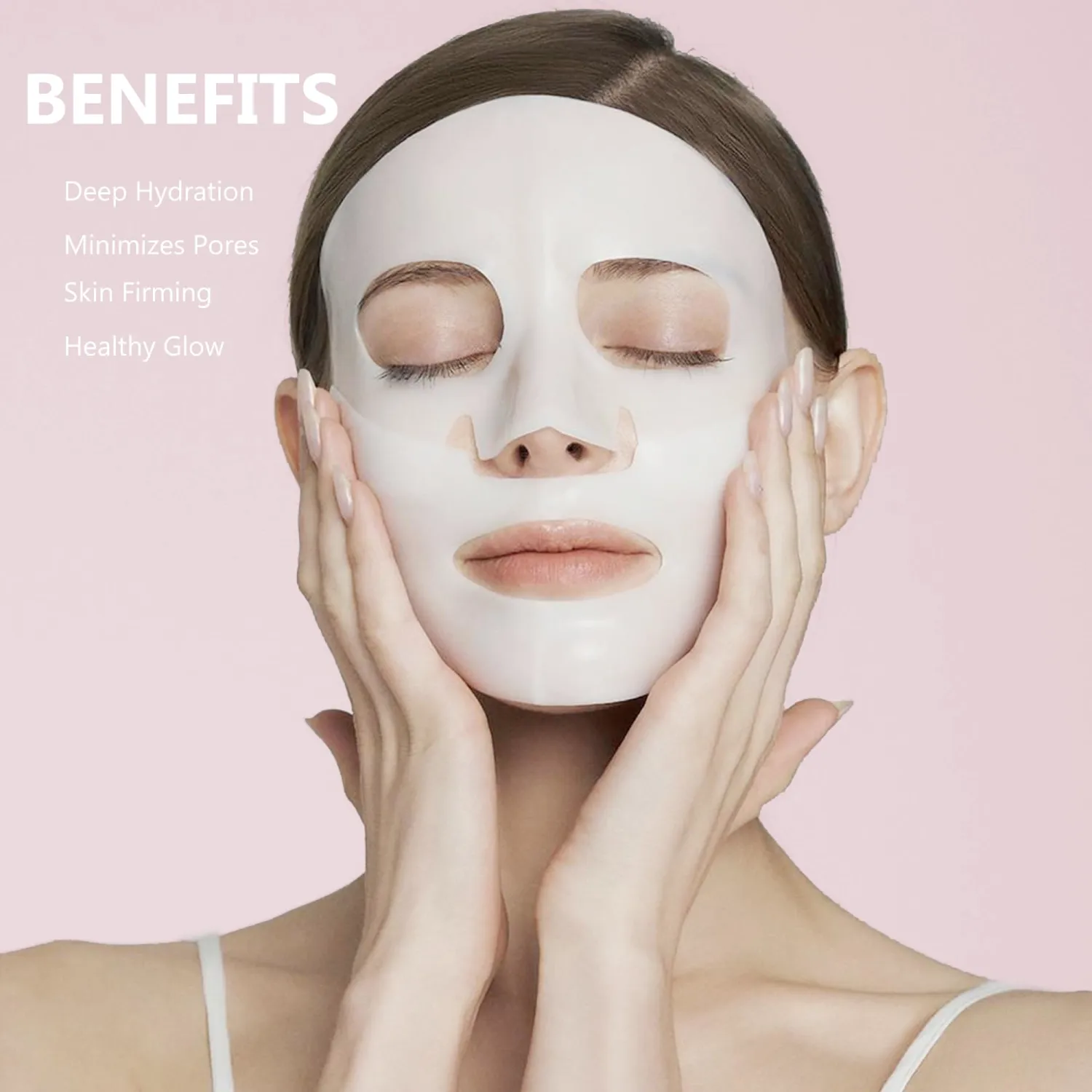 Collagen Face Mask, Hydrating Overnight Hydrogel Mask, Pore Minimizing, Elasticity Improvement