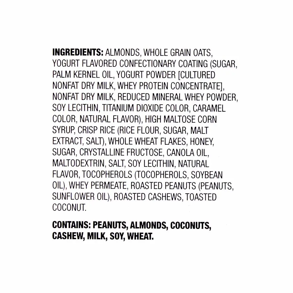 Amazon Brand - Happy Belly Sweet & Salty, Almond Granola Bars, 1.2 Oz, 6 Count