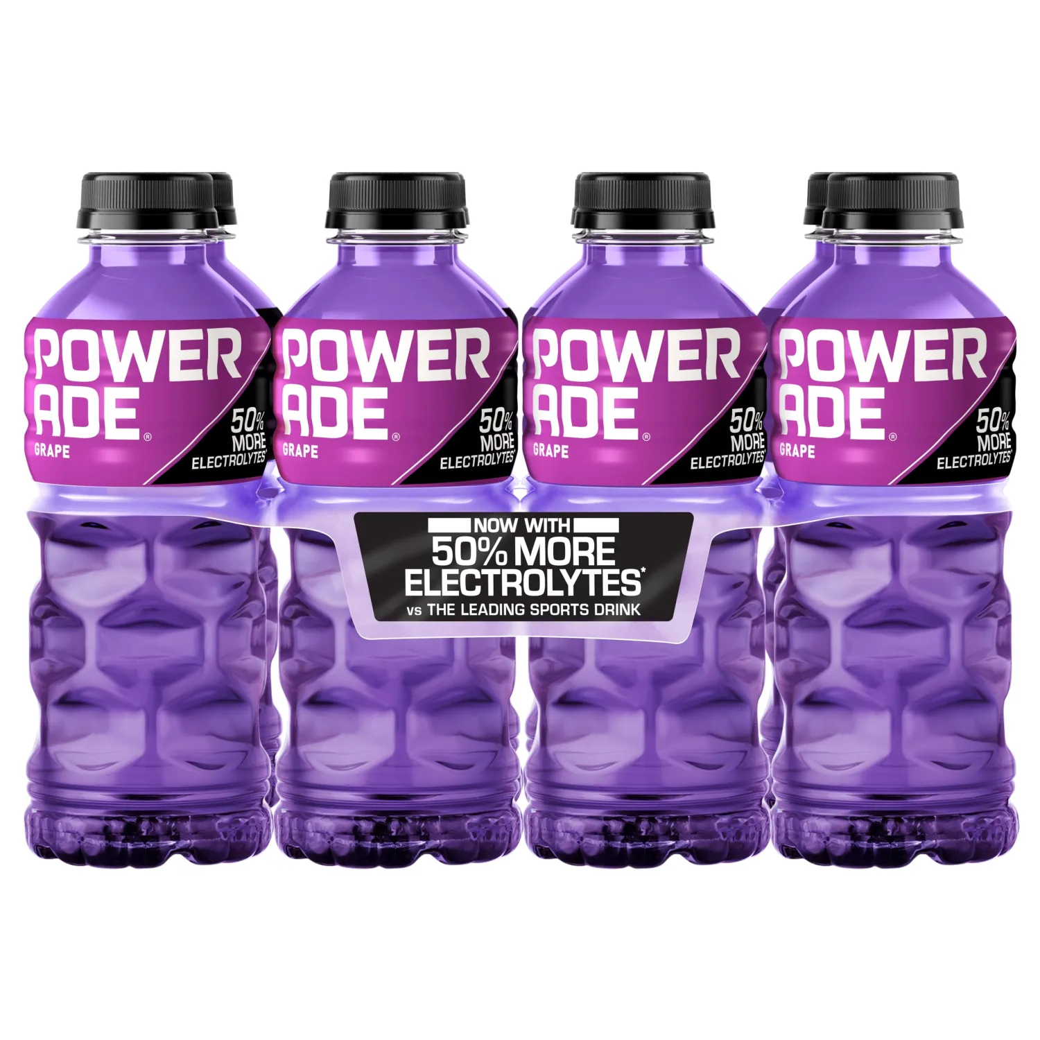 POWERADE Sports Drink, Grape Electrolyte Drink, 20 Oz (8 Pk)