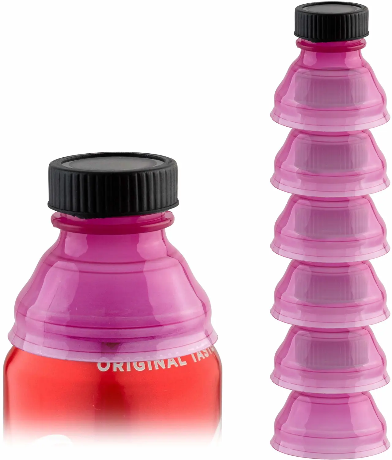 Purple Soda Can Lids (6 Pack) | Superior Can Covers For Soda, Beer, Energy Drinks, Juice, Seltzer | Must-Have Picnic Accessories & Beach Gadgets | BPA-Free Reusable Fizz Lids | By Smart House