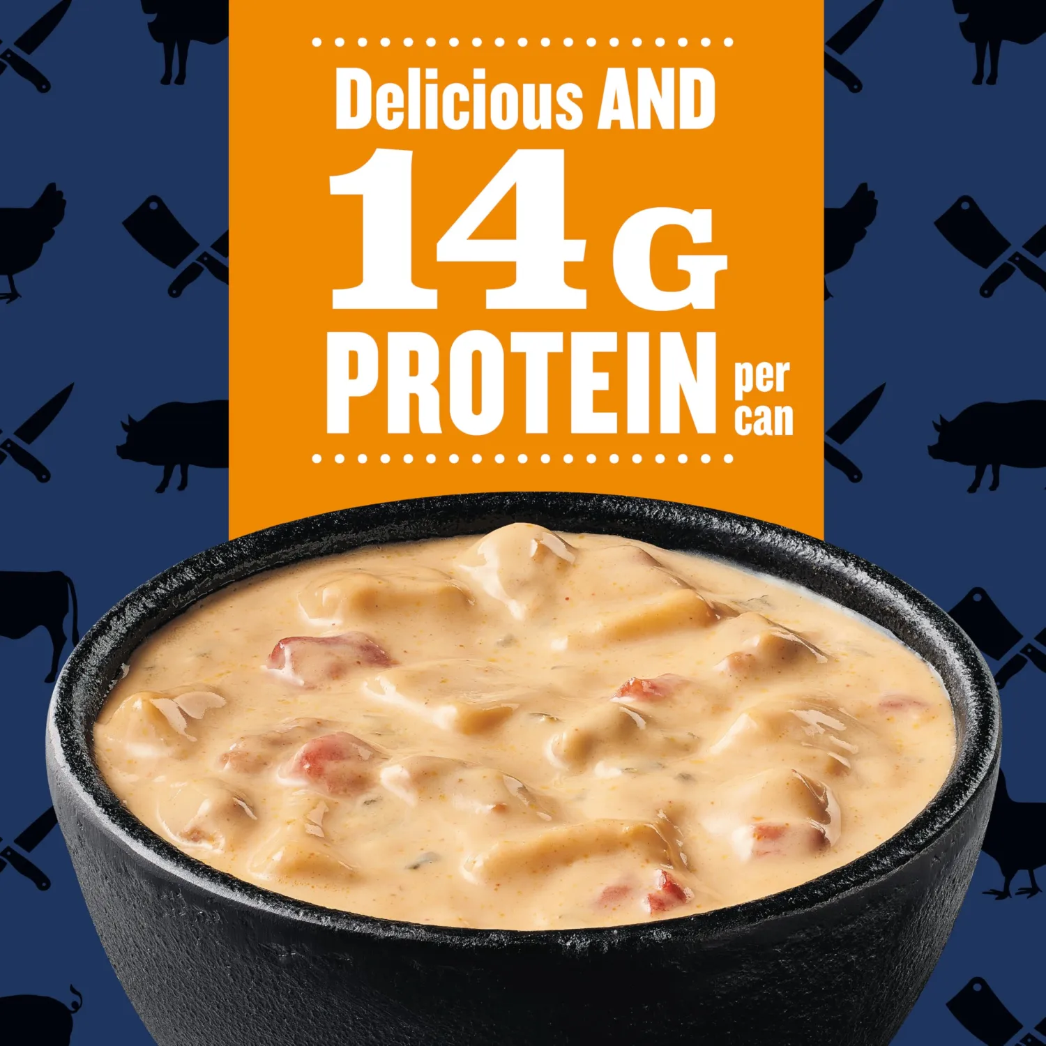 Progresso Pitmaster, Sausage and Beer Cheese with Potatoes, Canned Soup, 18 oz