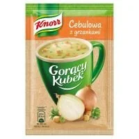Knorr Goracy Kubek Cebulowa z Grzankami- Onion Soup - Instant 5 x 14 g -