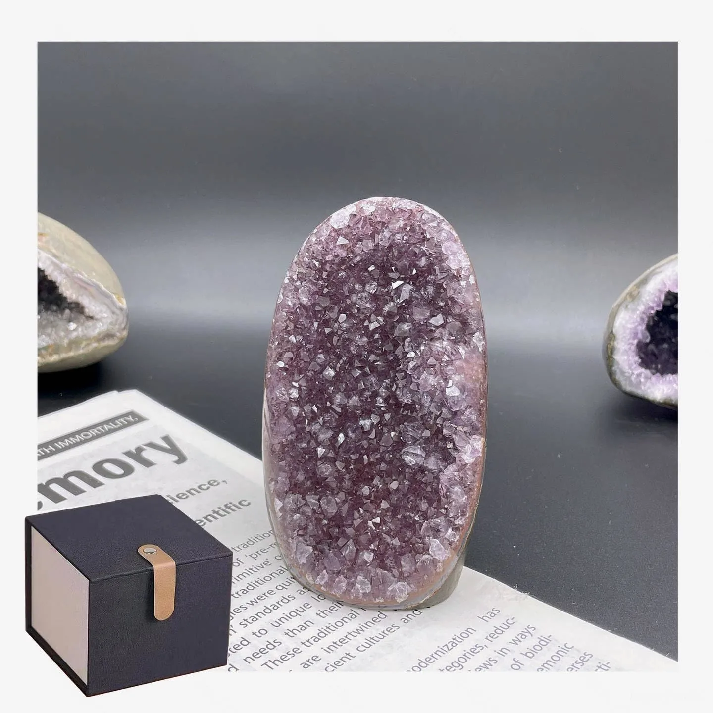 Natural Amethyst Crystal - One Product one Image, Real Amatista Piedra and Raw Quartz Rock Bulk, Healing Stones for Spiritual, More New Products are Being Continuously Added (67-0.53 lbs)