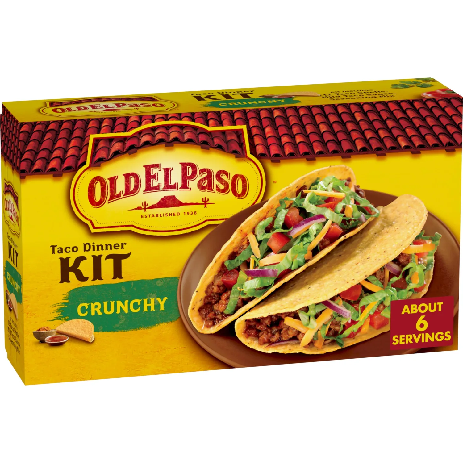 Old El Paso Taco Dinner Kit, Crunchy, 8.8 oz.
