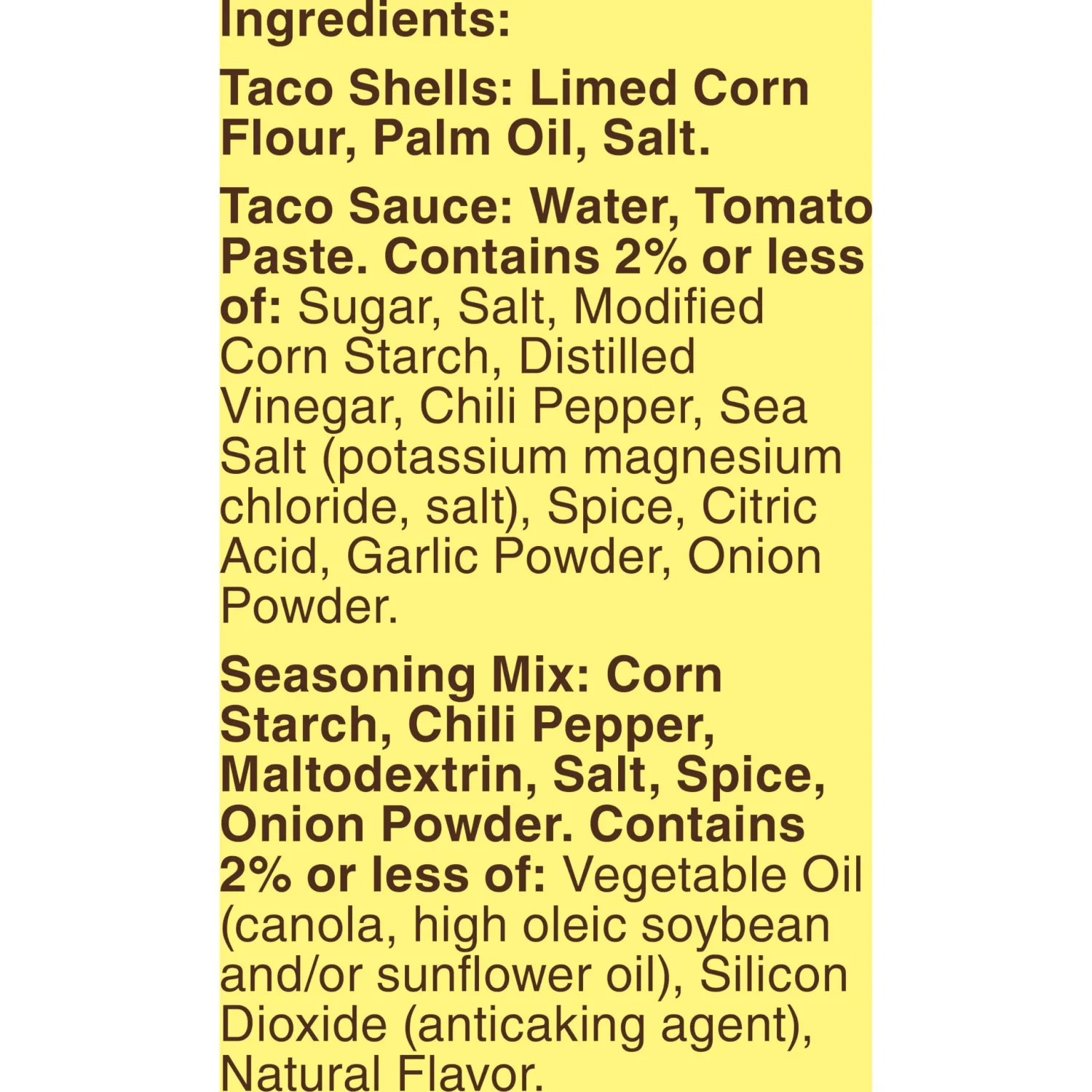 Old El Paso Taco Dinner Kit, Crunchy, 8.8 oz.
