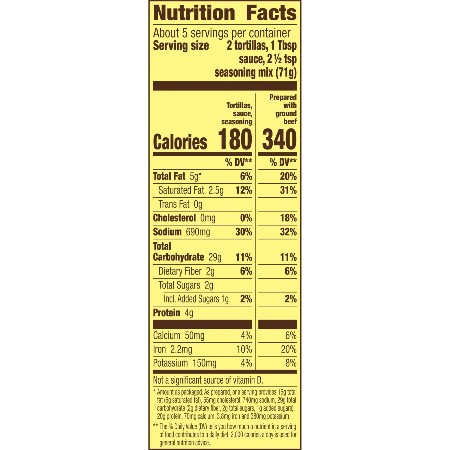 Old El Paso Soft Taco Dinner Kit, 12.5 oz.