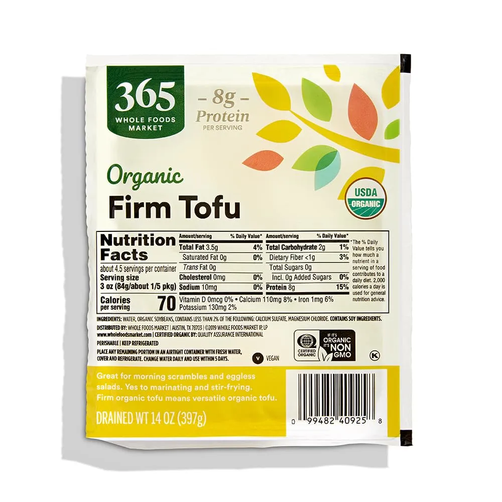 365 Everyday Value, Organic Tofu Firm, 14 oz