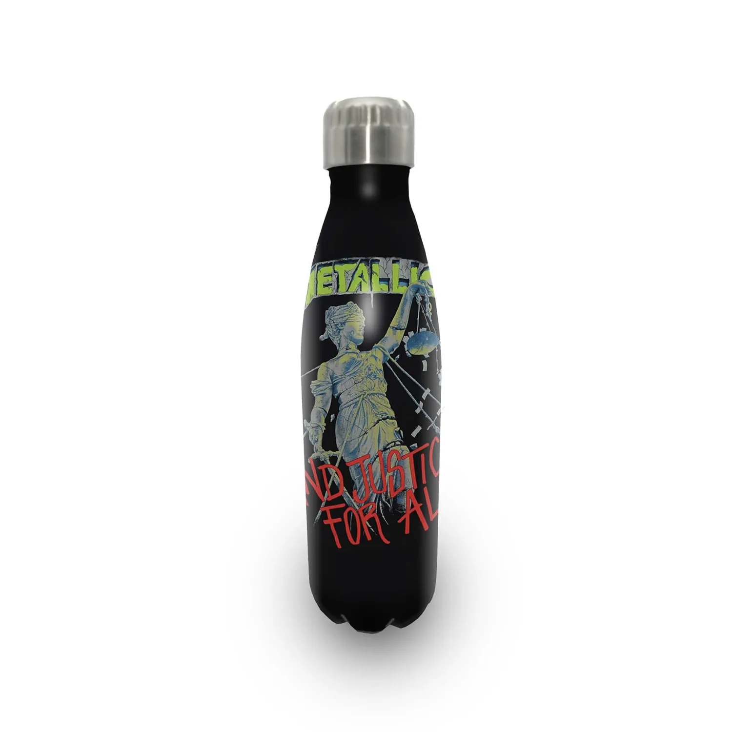 Metallica And Justice For All Water Drink Bottle Stainless Steel