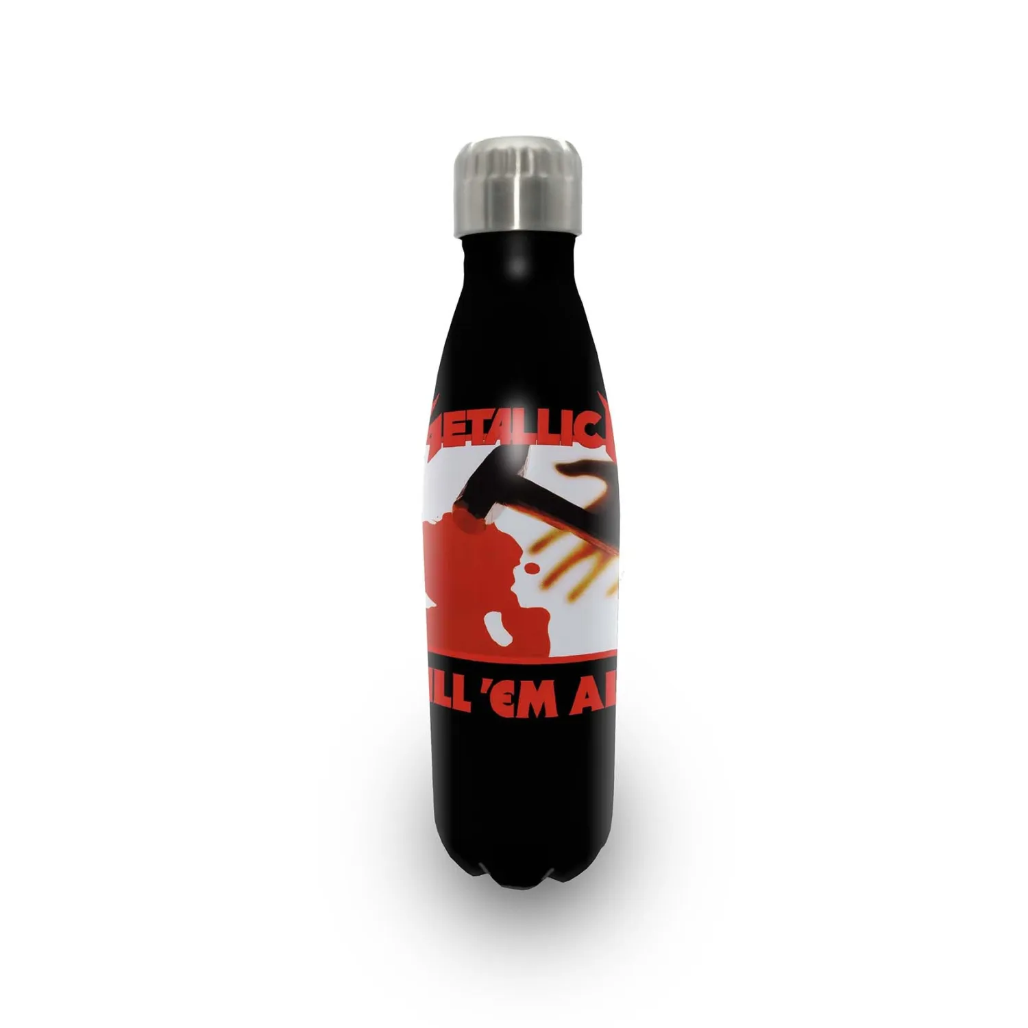 Metallica Classic Kill Em All Water Drink Bottle Stainless Steel