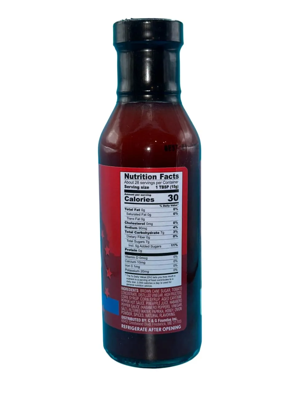 Marvin's Mambo Sauce - Hot & Sweet (15 oz) | Authentic D.C. Style | Great on Wings, Fries, Ribs, Burgers | Dipping, Grilling, Marinating |