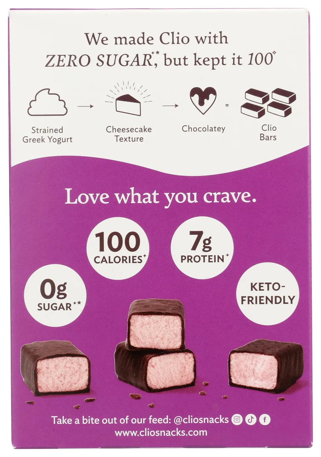 CLIO Zero Sugar Mixed Berry Yogurt Bars 4 Count, 5.93 OZ
