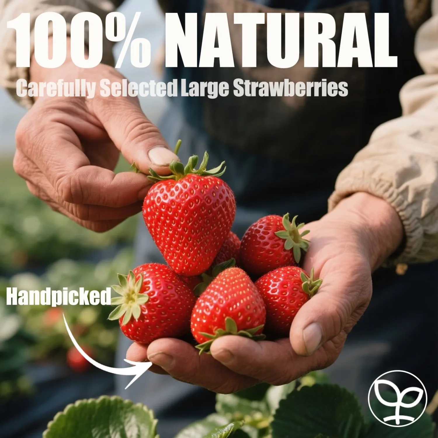 Freeze Dried Strawberries 7oz/200g Whole Big Organic Frozen Dried strawberry 100% Natural,No Additives Freeze Dried Fruit for Oatmeal, Beverages,Smoothies, Yogurt & Baking Toppings