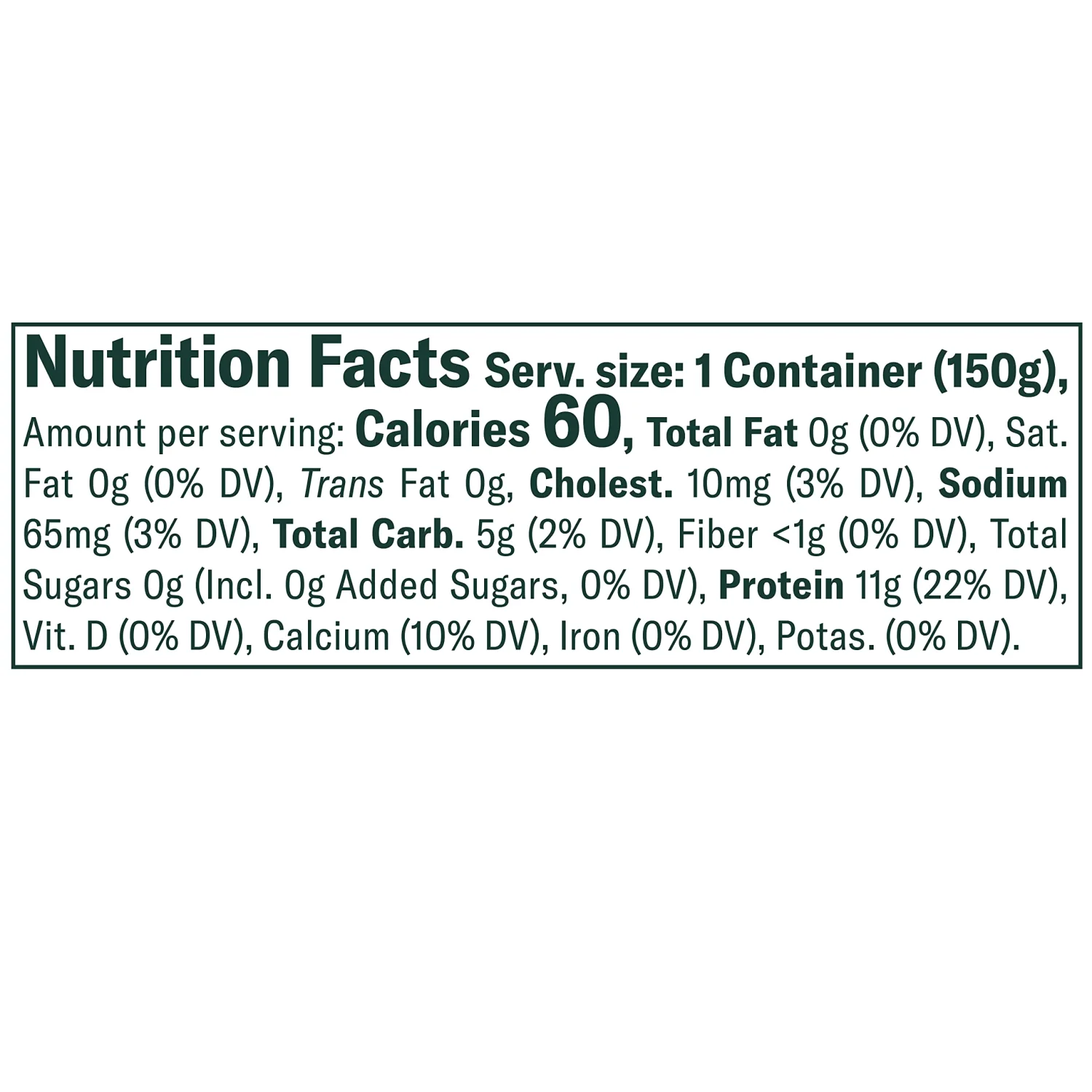Chobani® with Zero Sugar* Peach 5.3oz