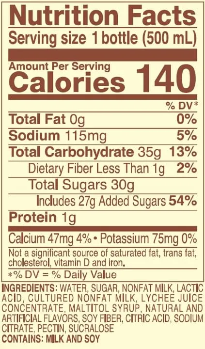 CALPICO Lychee – Smooth, Creamy & Refreshing Non-Carbonated Beverage, Sweet and Tangy, Japanese Lactic Acid Drink, 16.9 Fl oz (Pack of 6)
