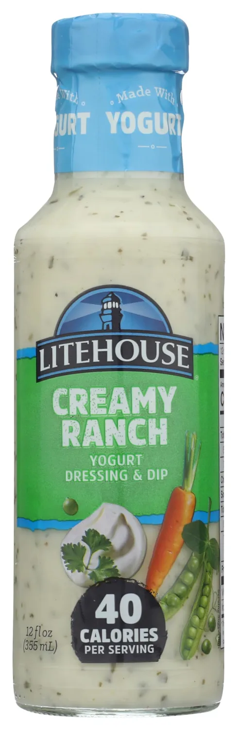 LITEHOUSE Creamy Ranch Yogurt Dressing, 12 FZ