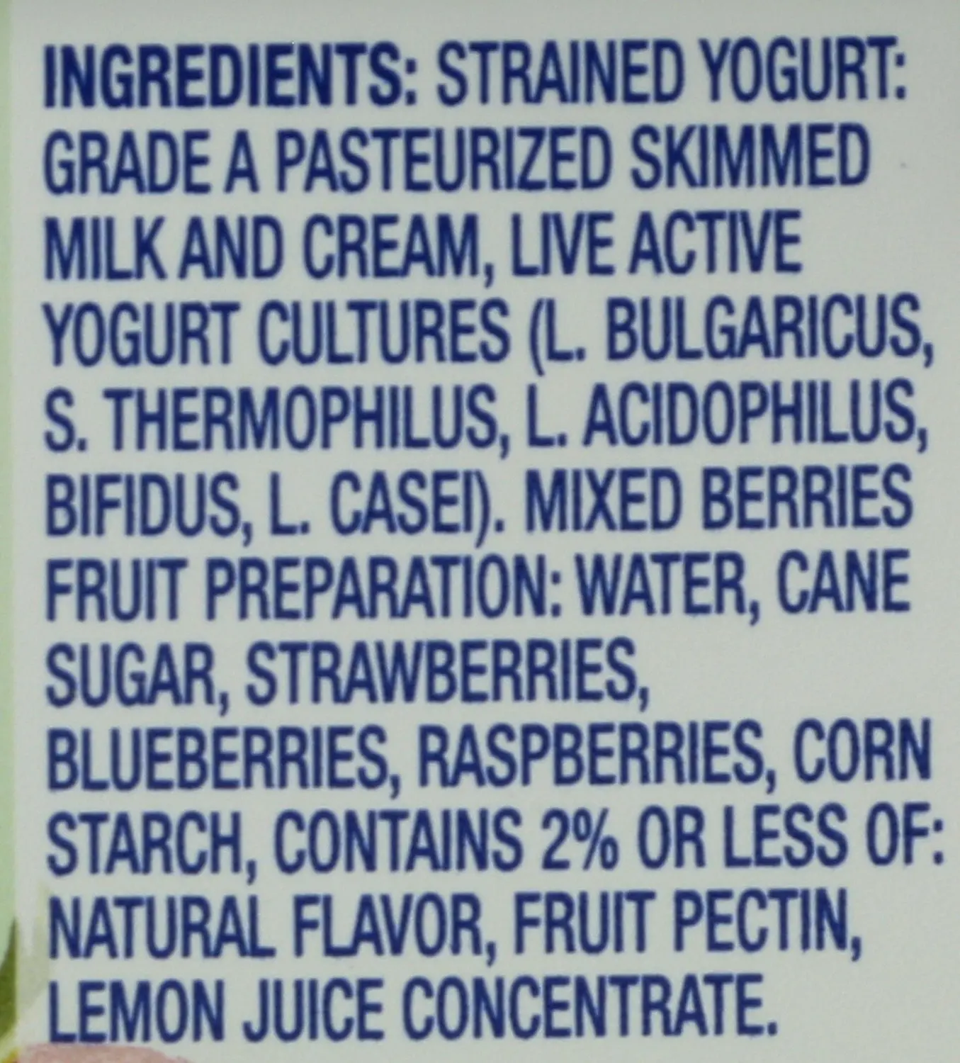 Fage, Yogurt Total Greek 2% With Mixed Berries, 5.3 Ounce