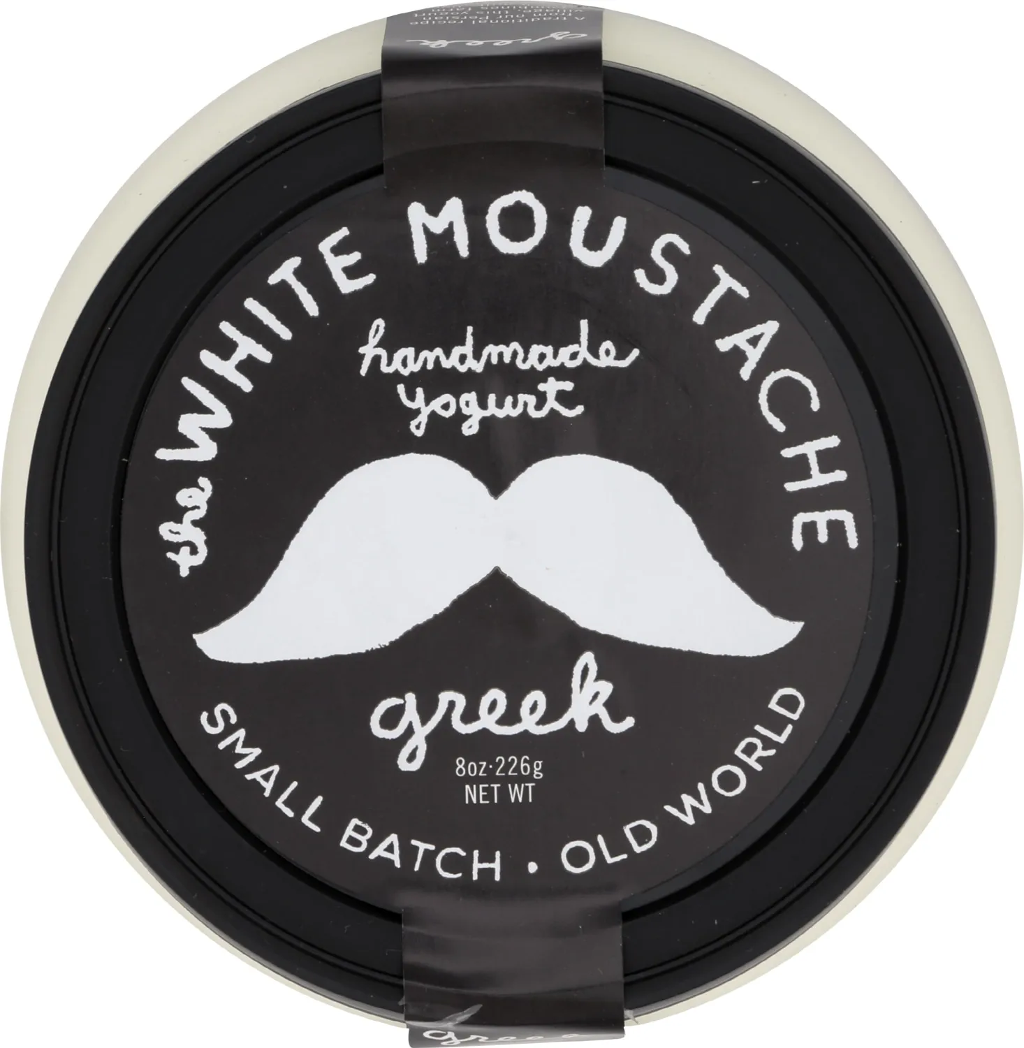 THE WHITE MOUSTACHE Greek Yogurt, 8 OZ