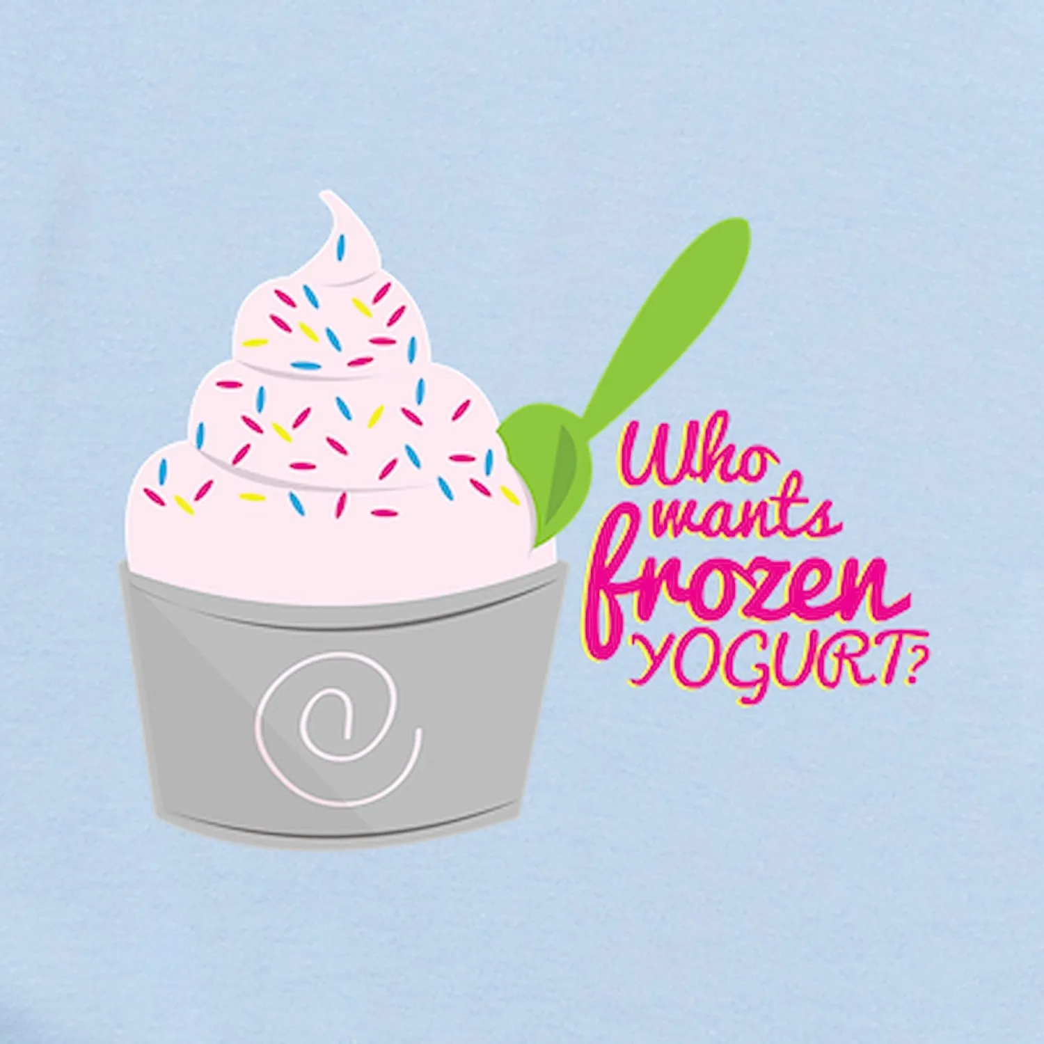 CafePress Frozen Yogurt? Body Suit Cute Infant Bodysuit Baby Romper