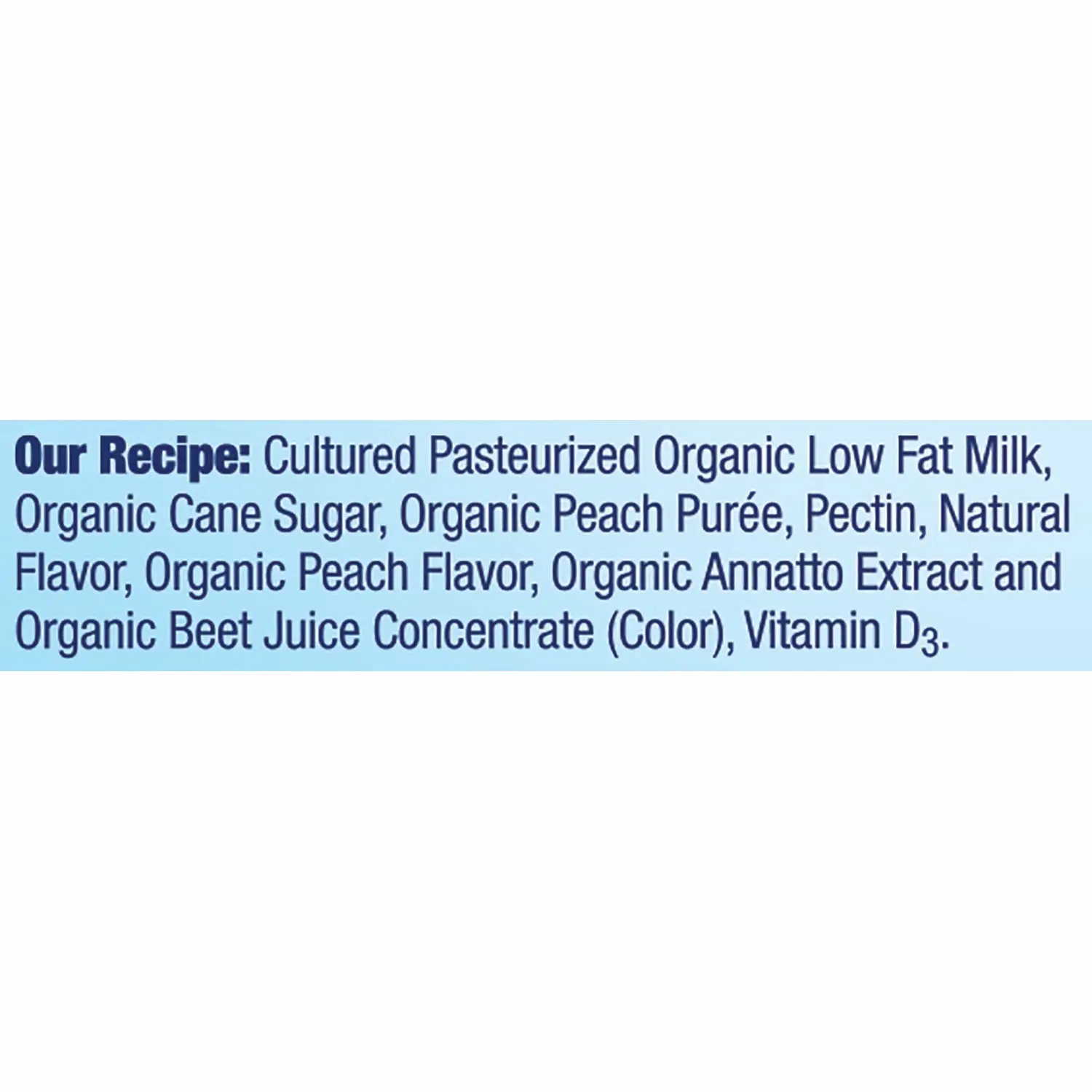 Stonyfield Farms Organic, Low Fat Peach Smoothie, 10 oz