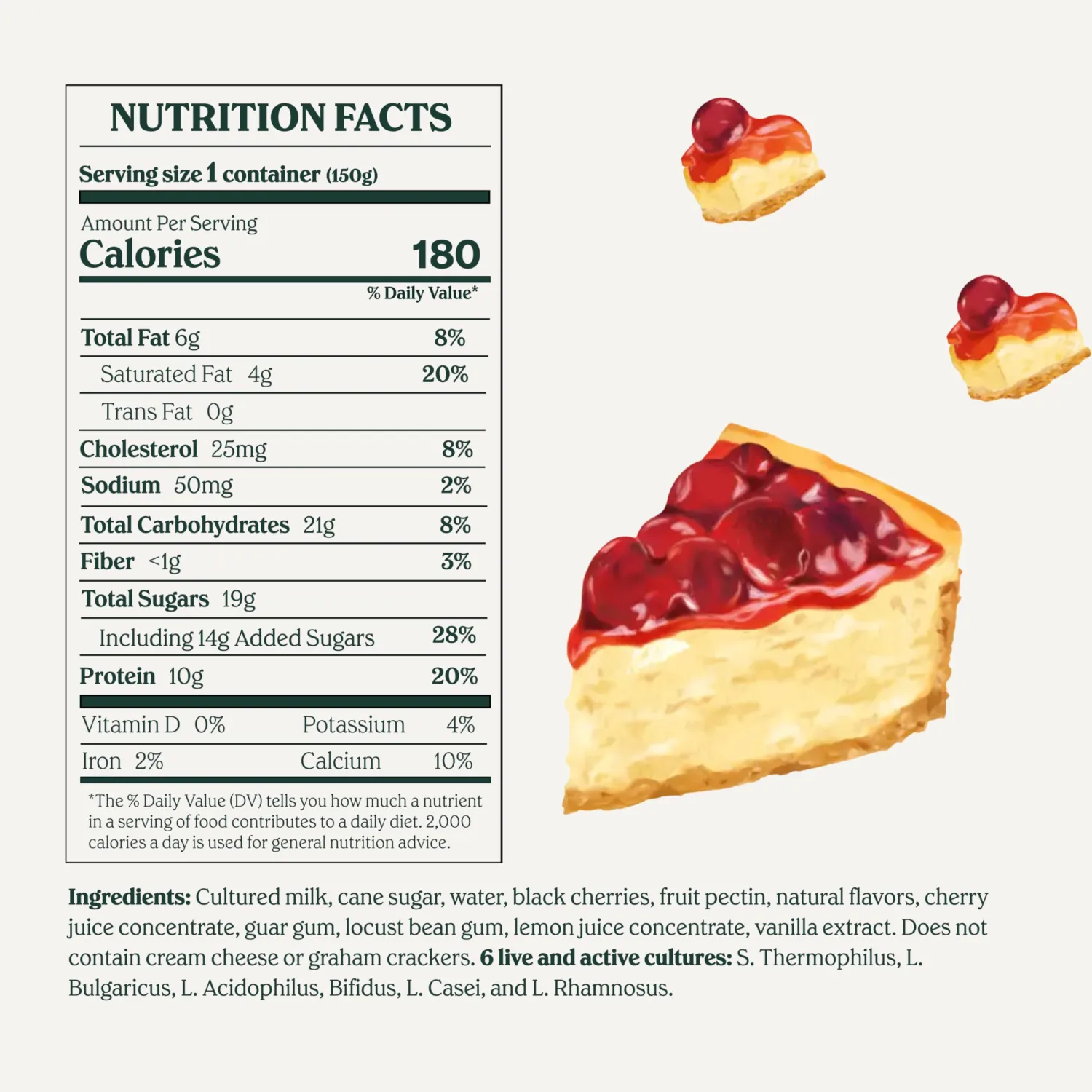 Chobani Creations® Cherry Cheesecake 5.3oz