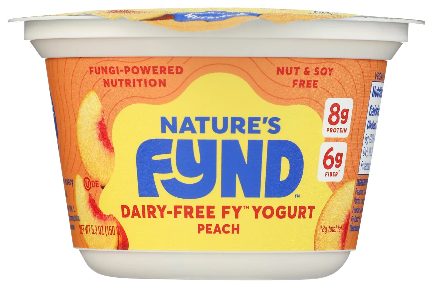 Nature's Fynd Dairy Free Peach Yogurt, 5.3 OZ