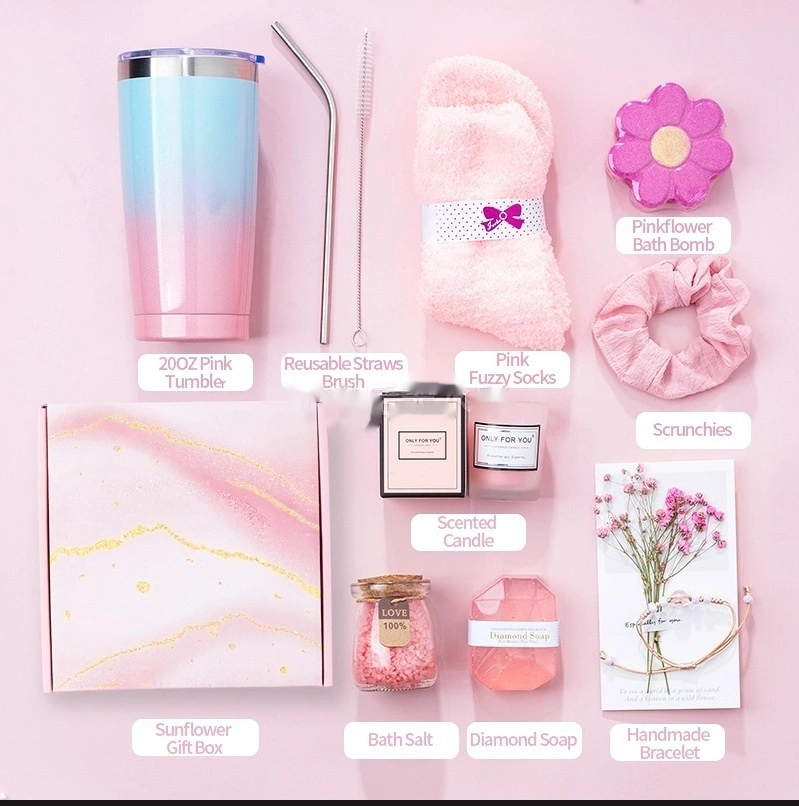 Aromatherapy Candle Bath Set Gift Box
