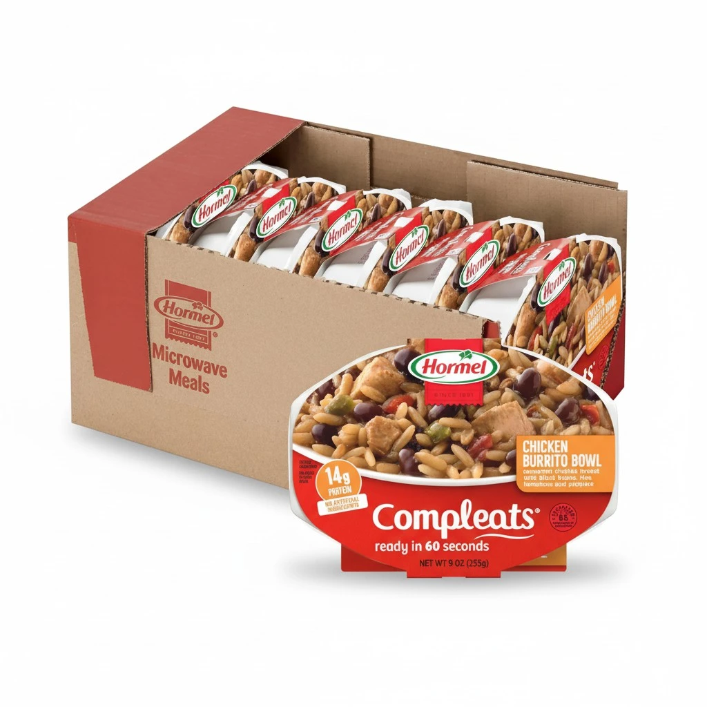 HORMEL COMPLEATS Chicken Burrito Bowl, 9 OZ, 6 Pack