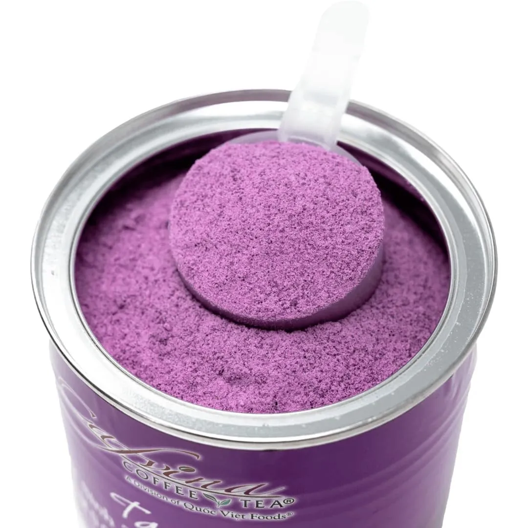 Cafvina Taro Smoothie Powder – 1 lb 2 oz | Sweet & Nutty Taro Blend for Smoothies, Milk Teas & Desserts | Made in the USA