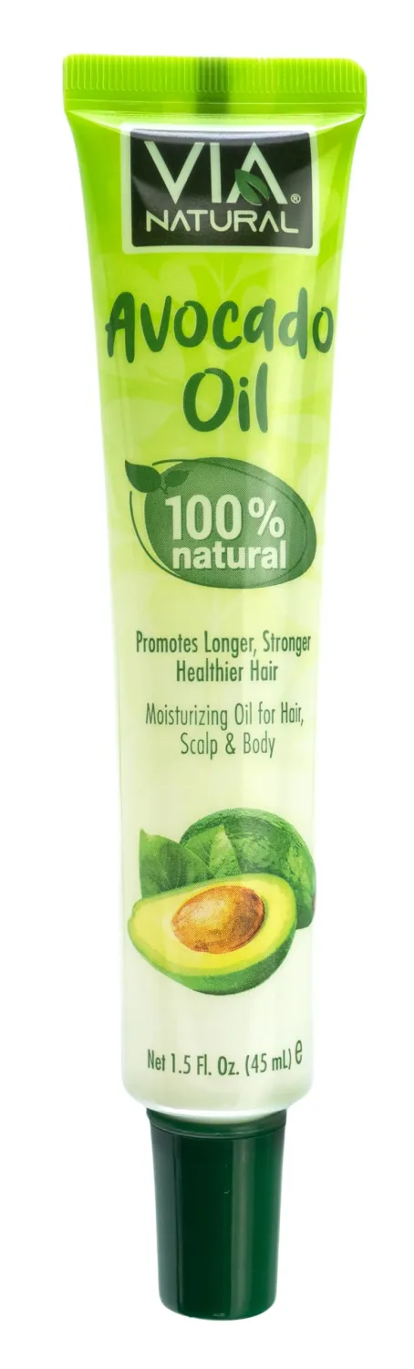 Via Natural 100% Natural Avocado Oil 1.5 Fl Oz (Pack of 1)