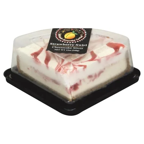 Atlanta Cheesecake Strawberry Quarter Cheesecake, 12 Oz