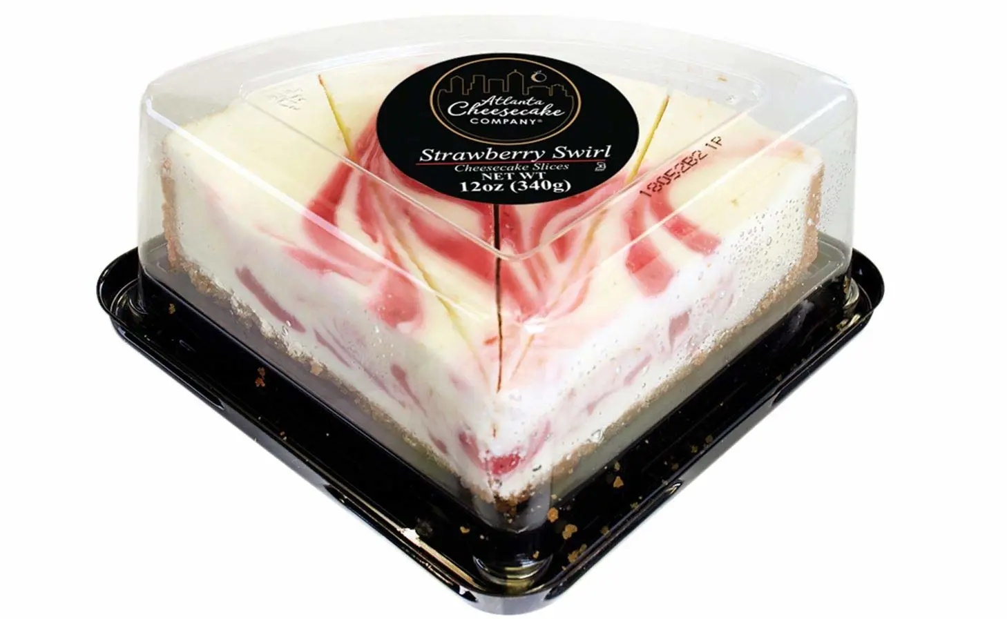 Atlanta Cheesecake Strawberry Quarter Cheesecake, 12 Oz