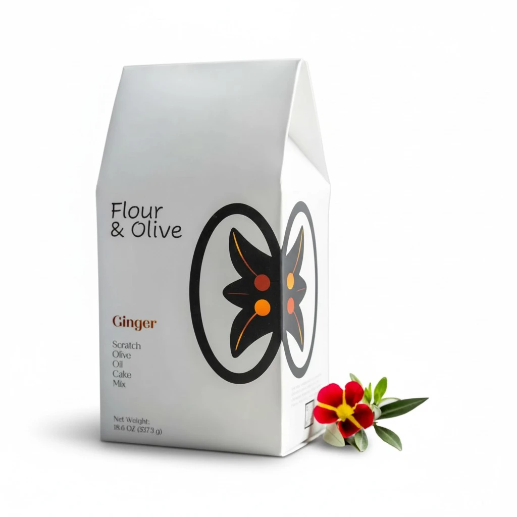 Flour & Olive – Award Winning Gourmet Ginger Olive Oil Cake Baking Mix