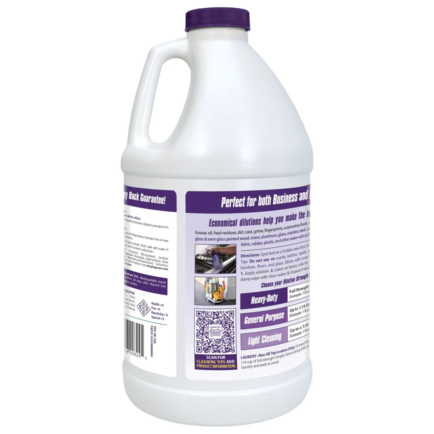 Simple Green All Purpose Cleaner Concentrate Lavender Scent 64 Fl Oz