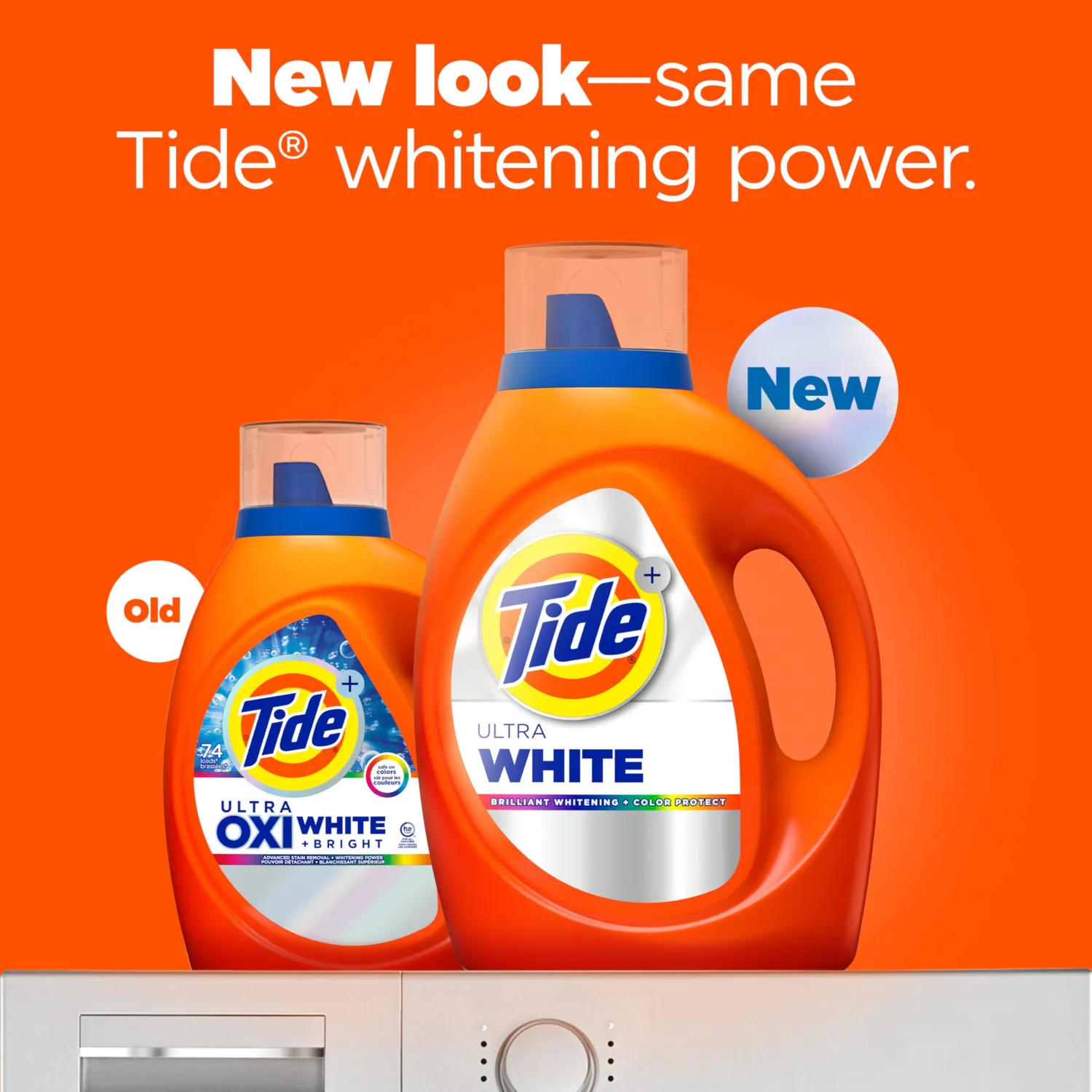Tide Plus Ultra OXI White and Bright Liquid Laundry Detergent, Advanced Stain Removal and Whitening Power, 149 fl oz, 106 Loads