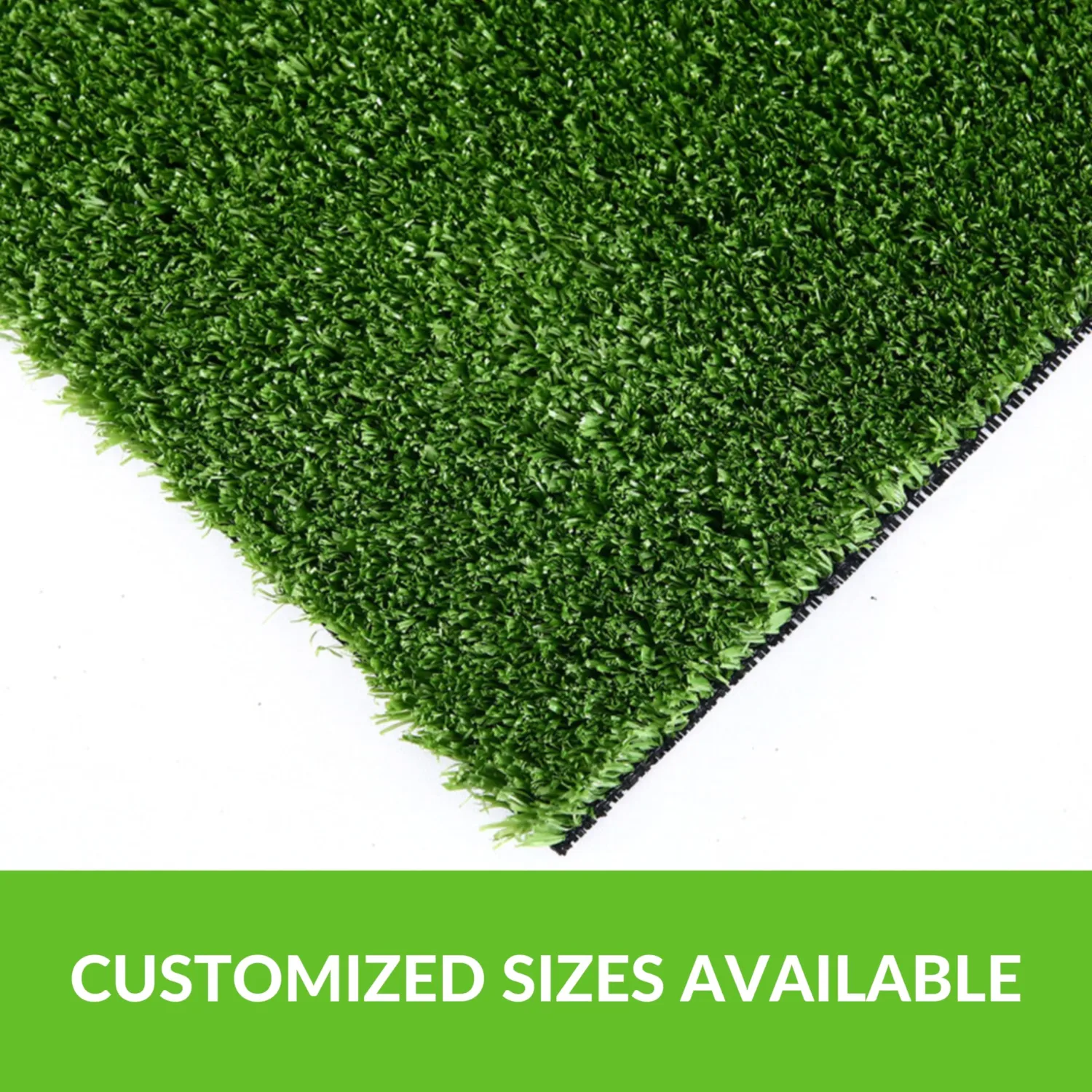 Artificial Grass Realistic Fake Grass Synthetic Turf Lawn Pet Turf, Indoor/Outdoor Decorations Backdrops,10MM Pile Height, Customized Size 1FT x 1FT (1 FT²)