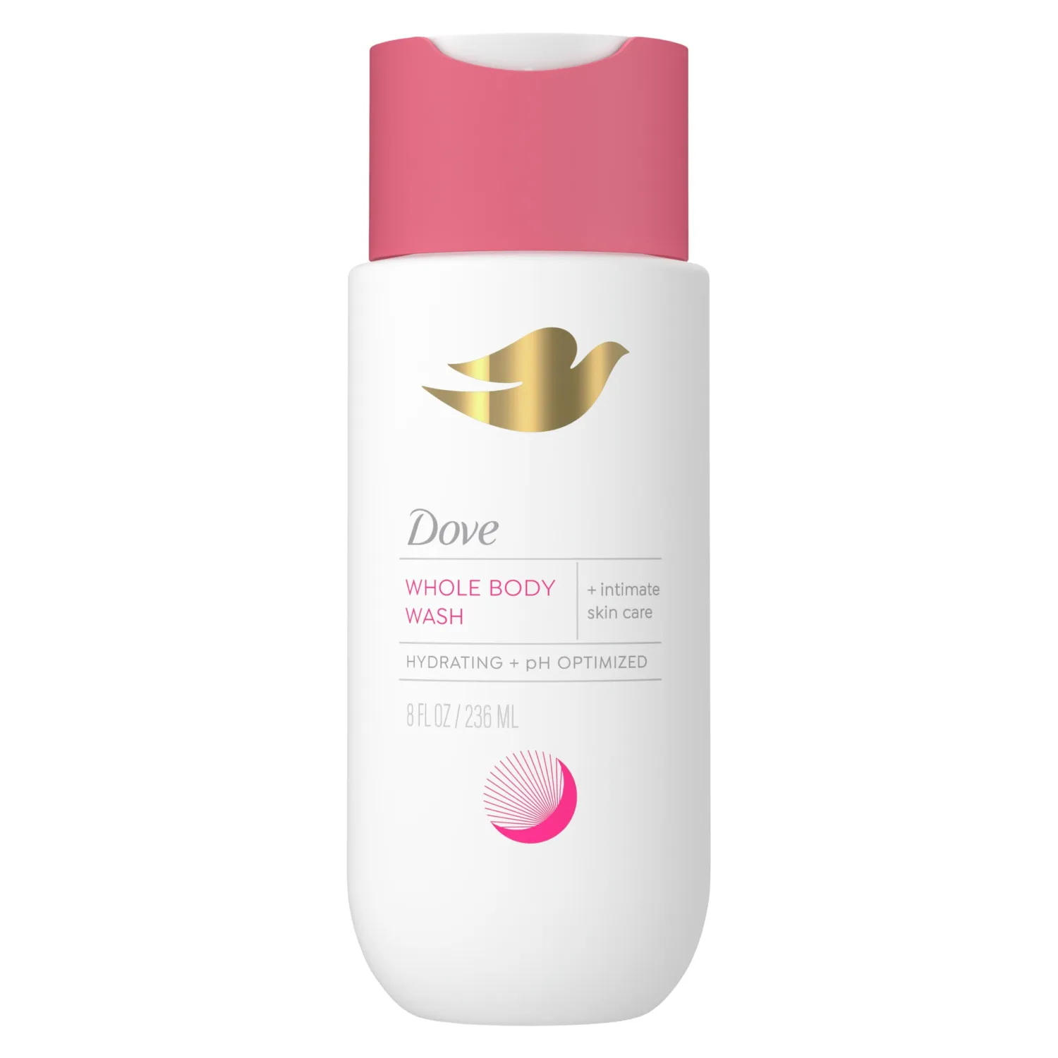 Dove Whole Body Intimate Wash for Women, pH Optimized & Gynecologist-Tested for Sensitive Skin 8 oz