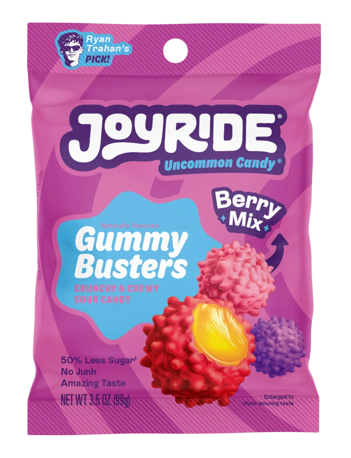 Joyride Berry Mix Crunchy Gummy Busters, 3.5 OZ