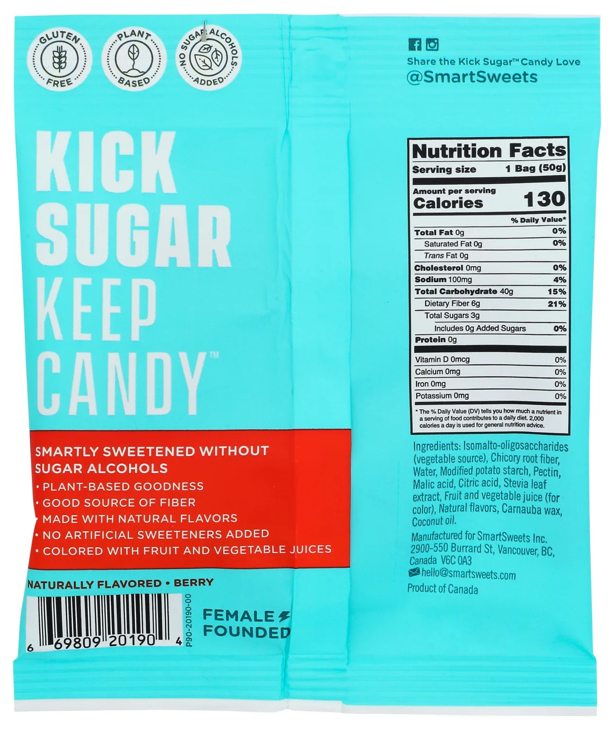 SMART SWEETS Sweet Fish Gummies, 1.8 OZ