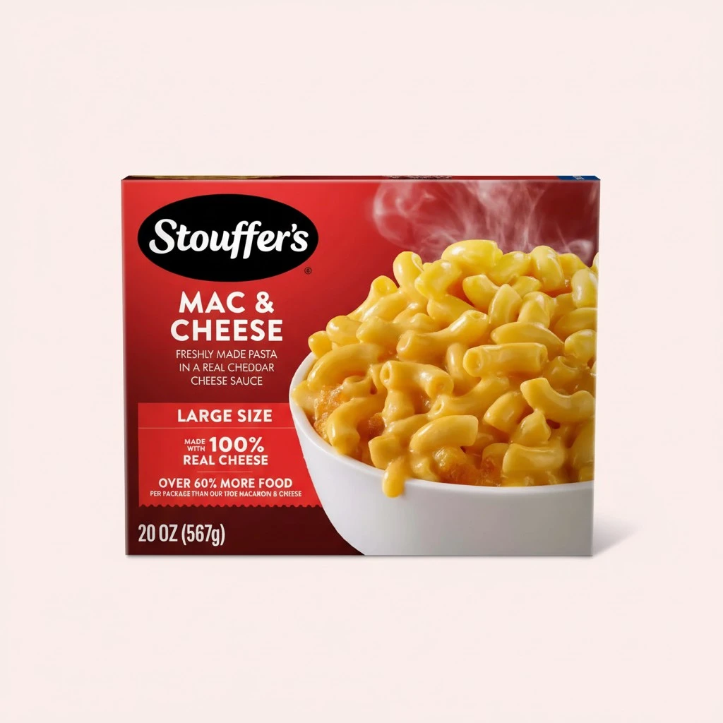 Stouffer's Macaroni And Cheese, Large Size, Oven Or Microwave Dinner, Easy Frozen Dinners 20 oz