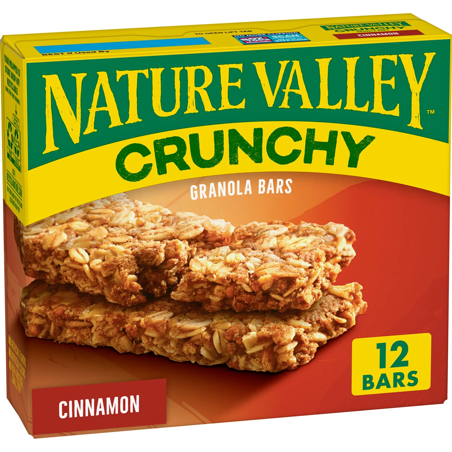 Nature Valley Crunchy Granola Bars, Cinnamon, 12 Bars, 8.94 OZ (6 Pouches)