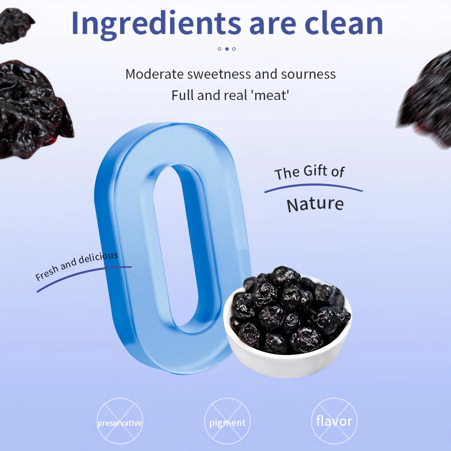 Dehydrated Dried Blueberries | Wholesome Fruit Snacks | No Added Sweeteners & Plant-Based | Resealable Jar | Ideal for Outdoor Activities, Baking & Lunches | Diet-Friendly (200 g)