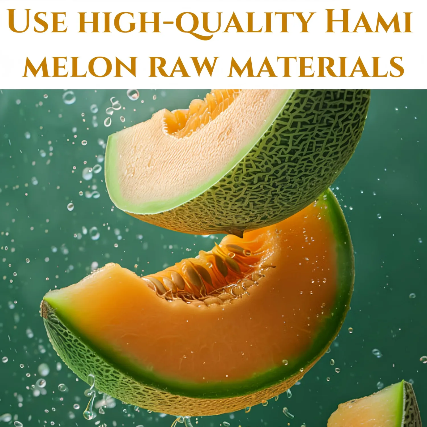 Dehydrated Dried Cantaloupe Slices - Pure Fruit, No Added Sugar & Plant-Based | Delicious Snack in Resealable Jar (Its Texture Is Soft) | Light Dryness for Active Lifestyles & Travel (200g)