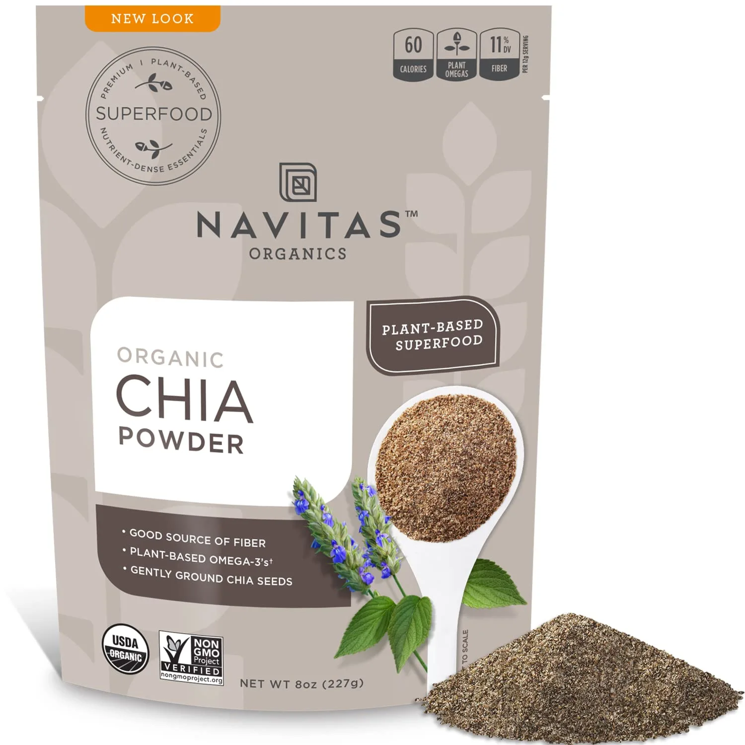 Organic Chia Powder 8 Ounces