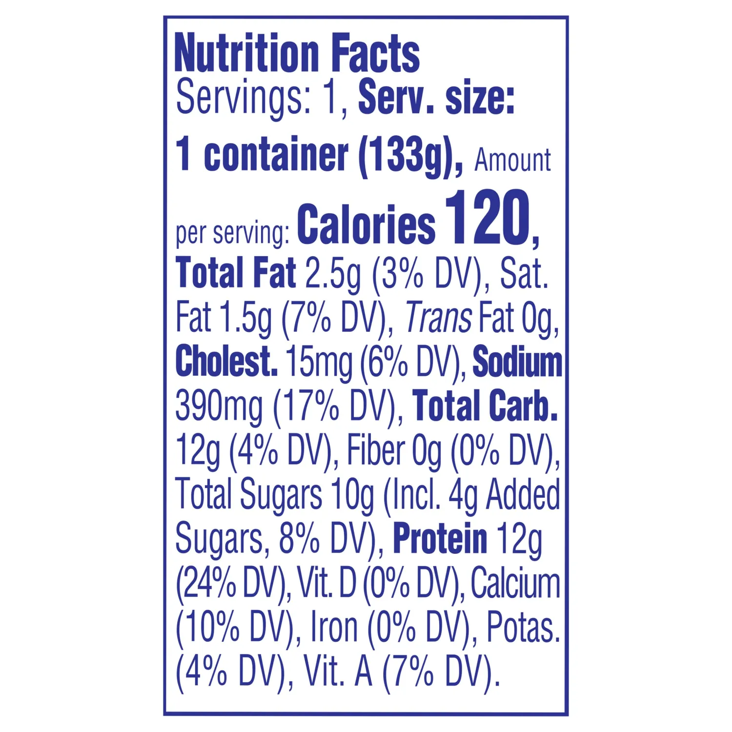 Knudsen Cottage Doubles Lowfat Cottage Cheese & Pineapple Topping with 2% Milkfat (4.7 oz Cup)