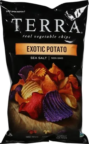 Terra Vegetable Chips Exotic Potato Chips with Sea Salt, 5.5 Oz