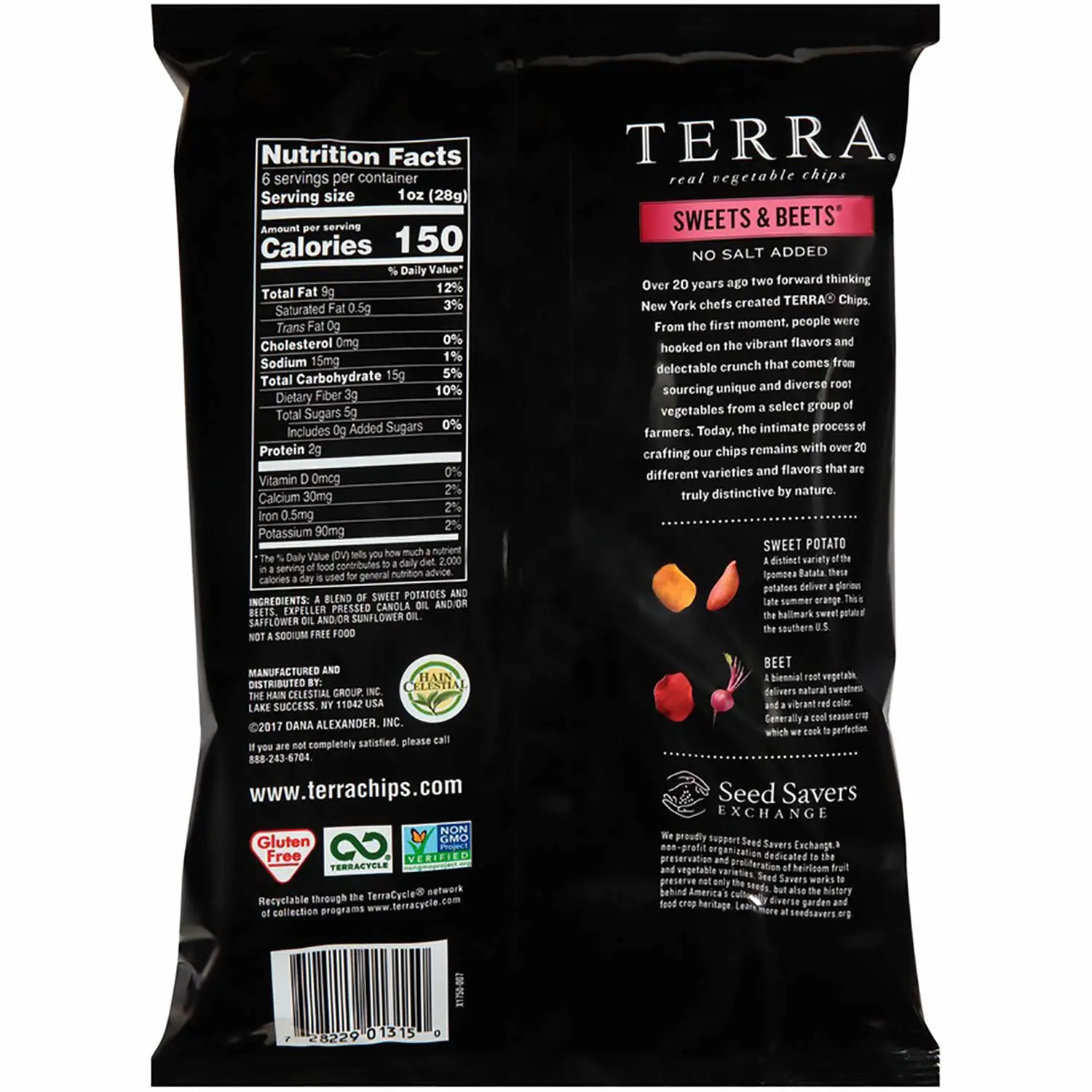 Terra Sweets & Beets Chips, 6 Oz