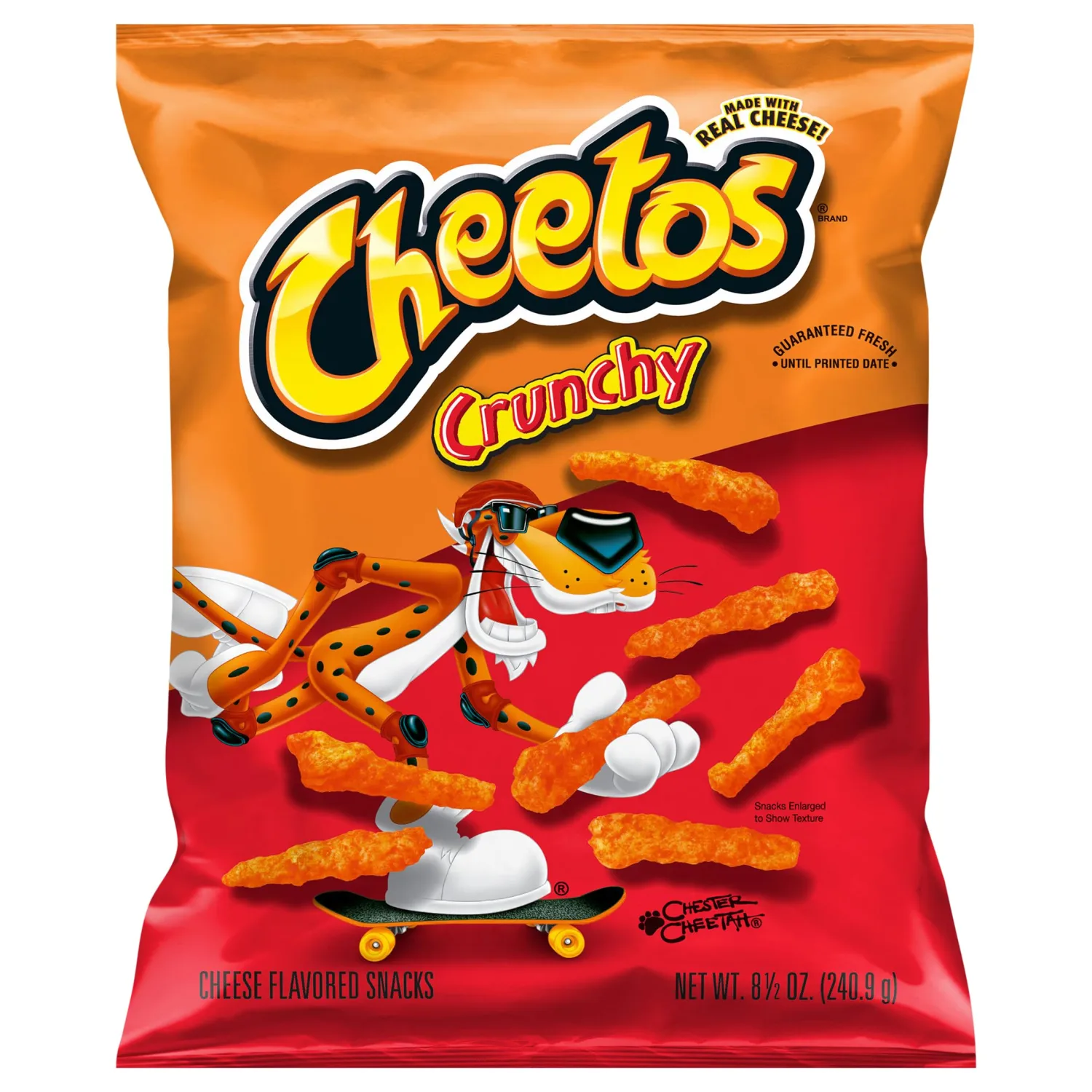Cheetos Crunchy Cheese Flavored Snacks, 8.5 Oz