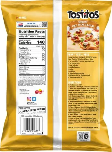 Tostitos Scoops! Multigrain Tortilla Chips, 10 Oz