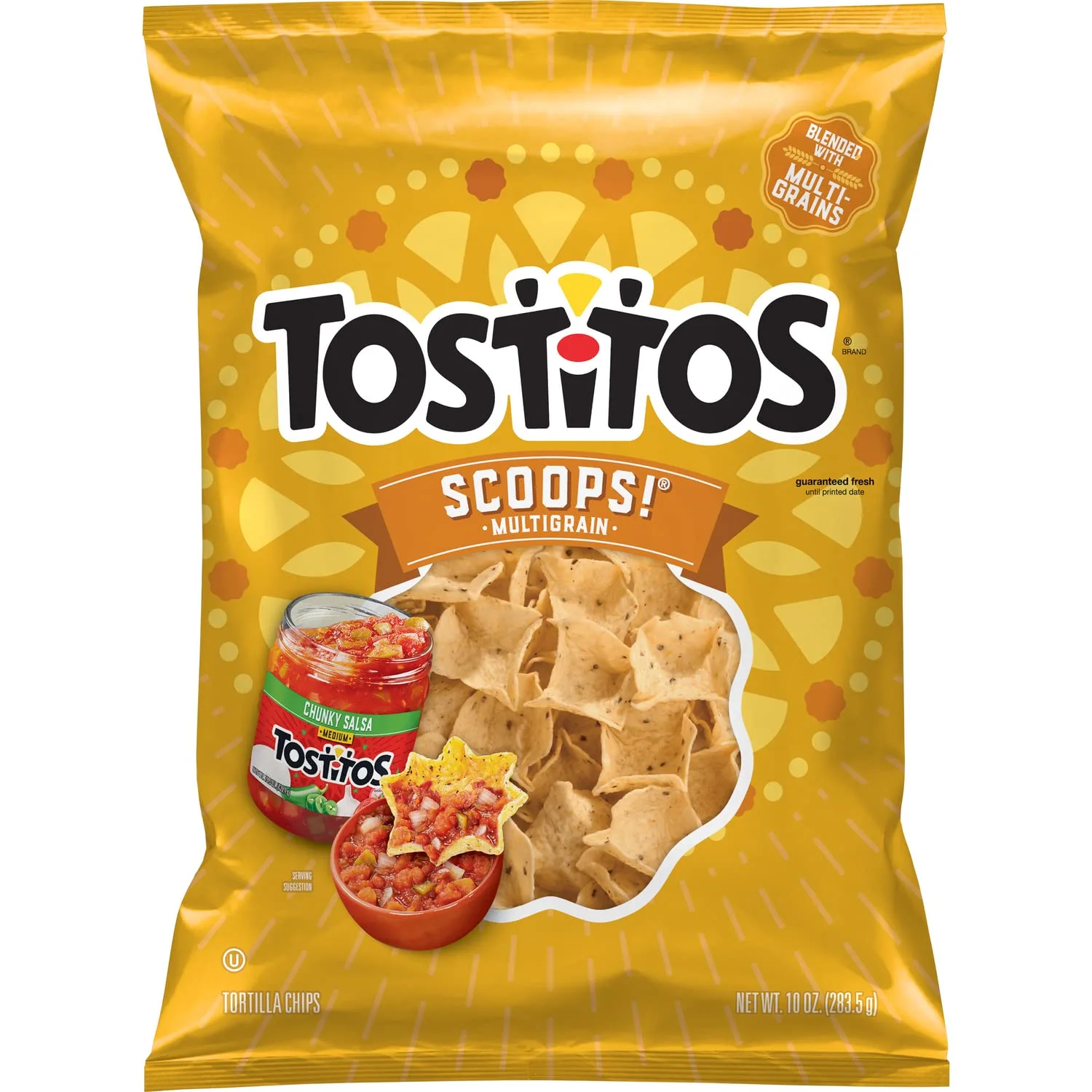Tostitos Scoops! Multigrain Tortilla Chips, 10 Oz