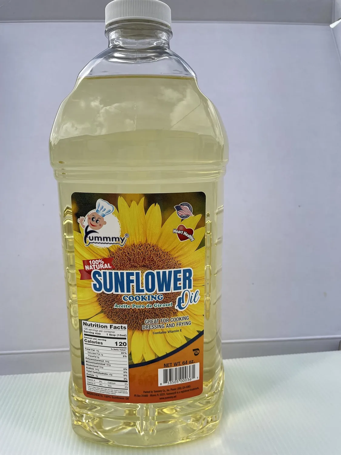 Yummmy Sunflower Oil 64oz